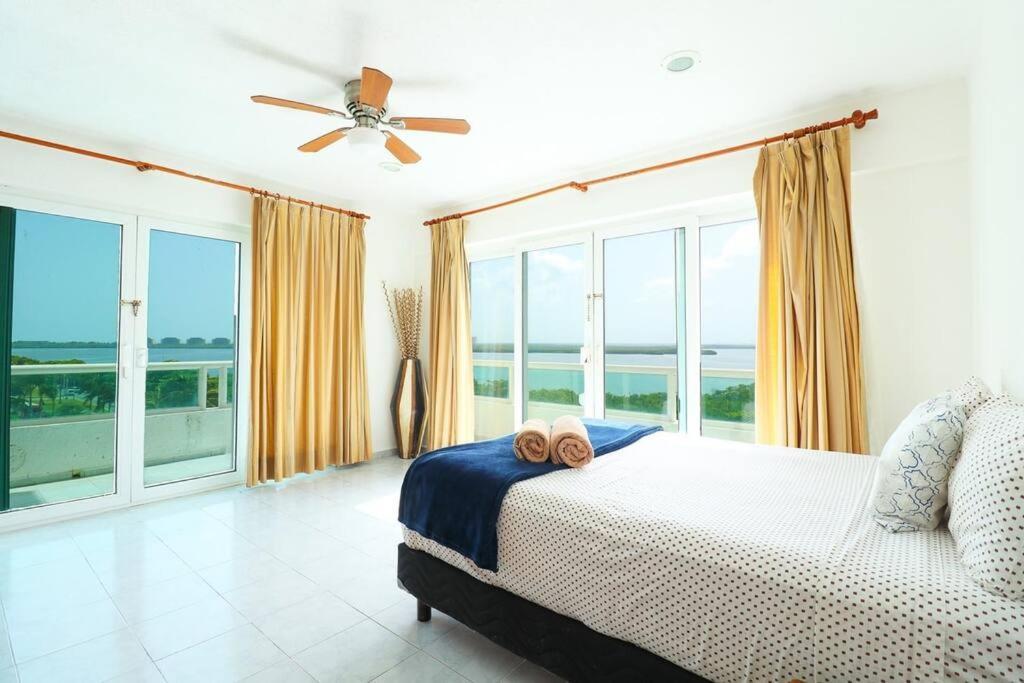 Penthouse On The Beach With Private Sea View Apartment Cancun Exterior photo