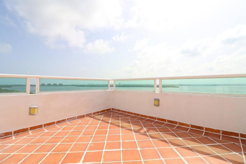 Penthouse On The Beach With Private Sea View Apartment Cancun Exterior photo