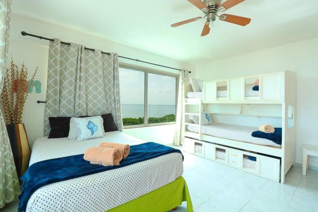 Penthouse On The Beach With Private Sea View Apartment Cancun Exterior photo